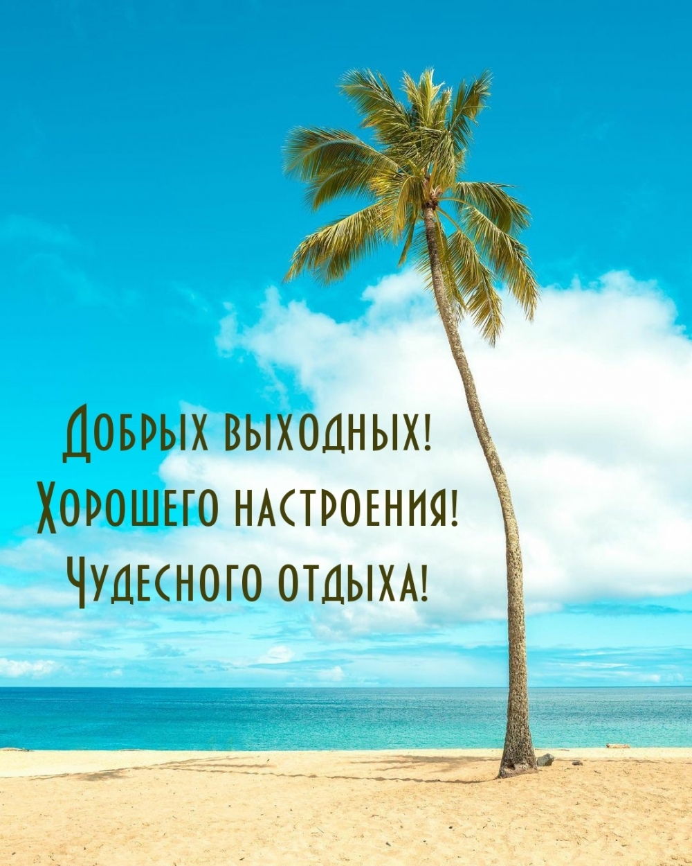 Добрых выходных! Хорошего настроения! Чудесного отдыха!