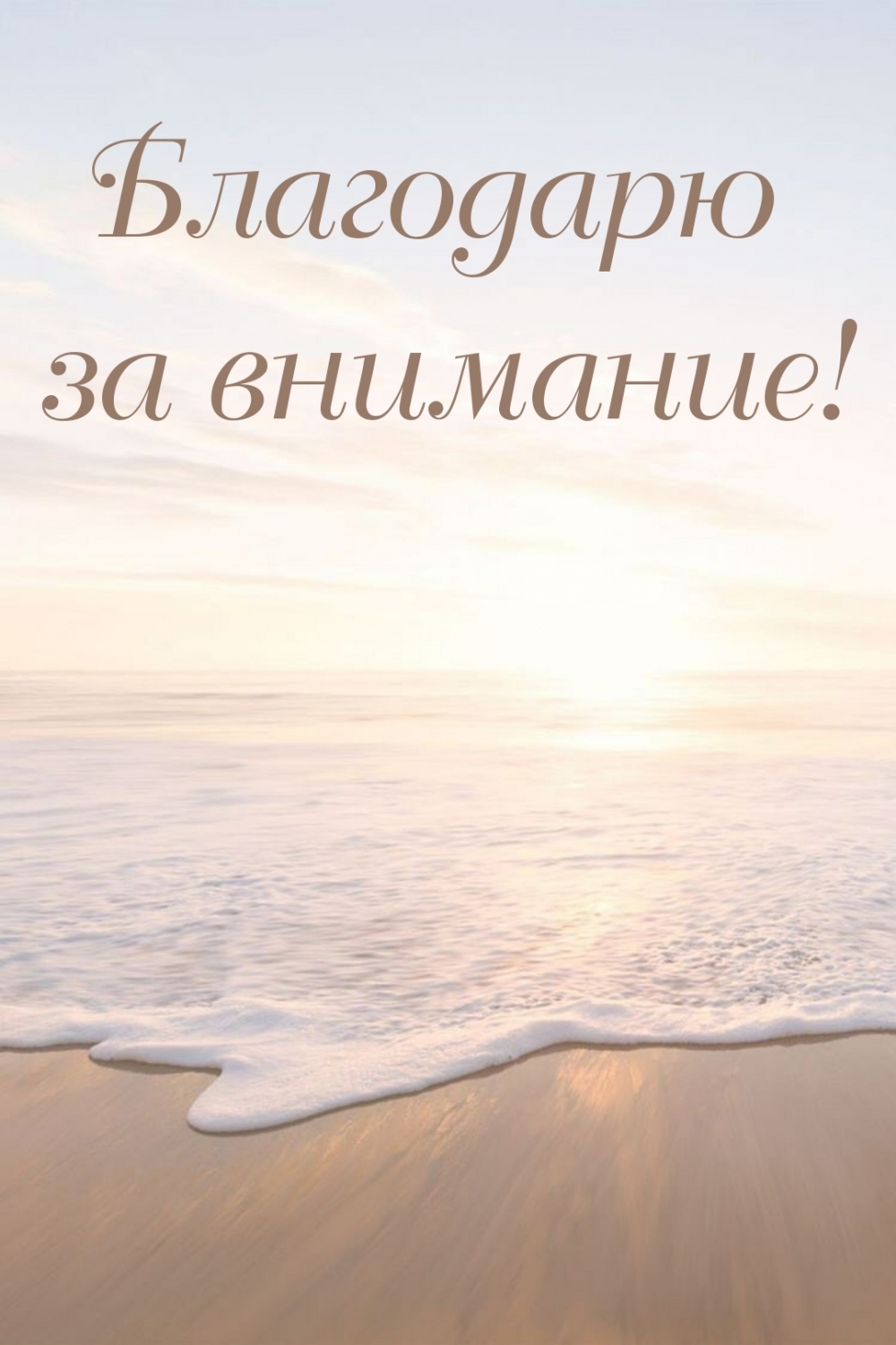 Благодарю за внимание!