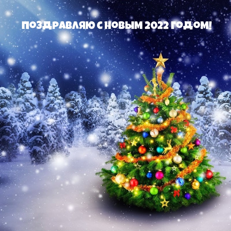 Поздравляю с Новым 2022 Годом!