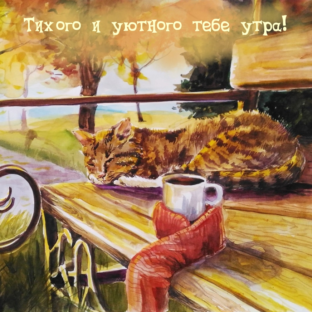 Тихого и уютного тебе утра!