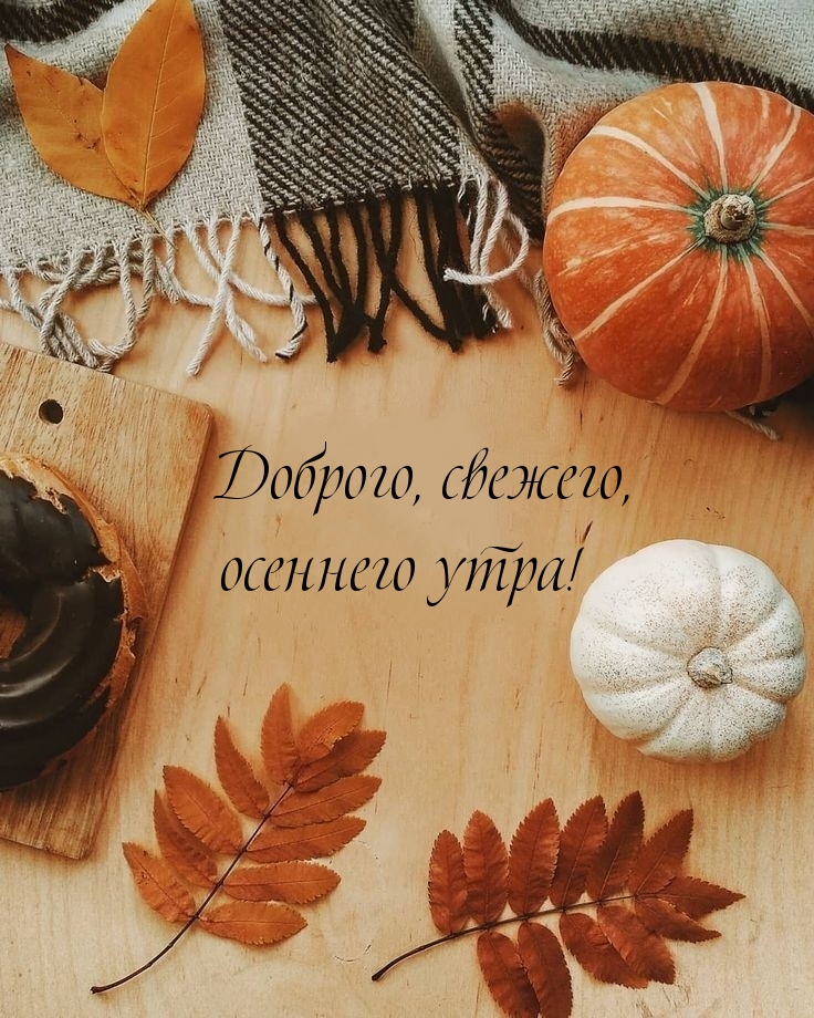 Доброго, свежего, осеннего утра!