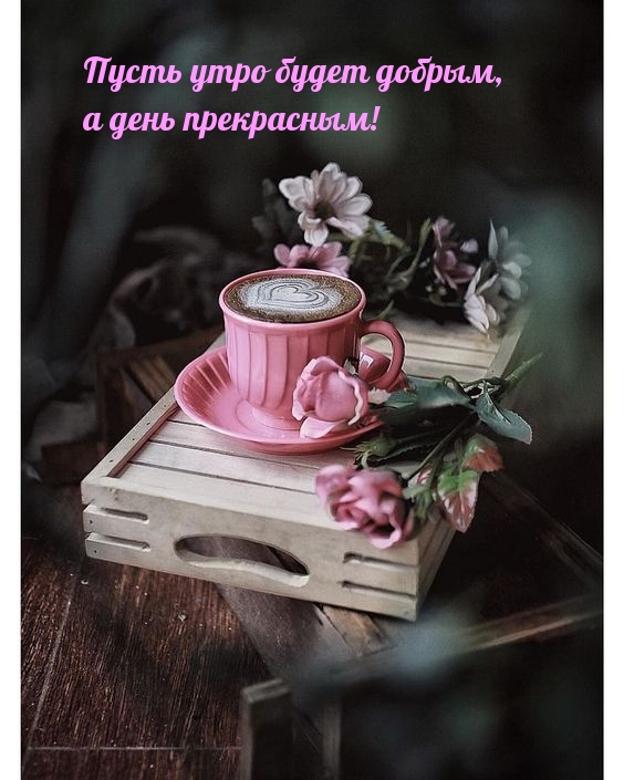 Пусть утро будет добрым, а день прекрасным!