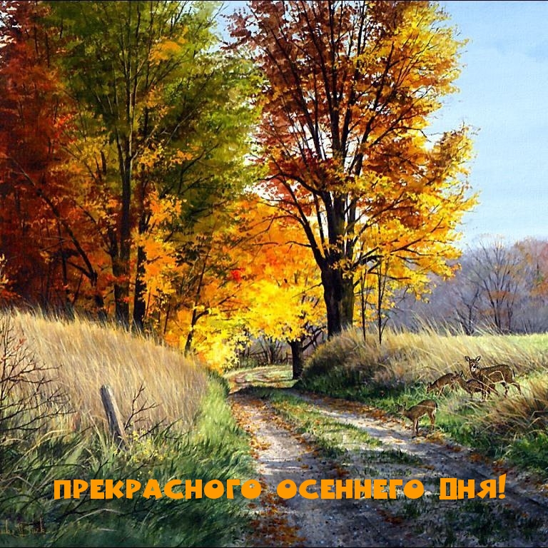 Прекрасного осеннего дня!