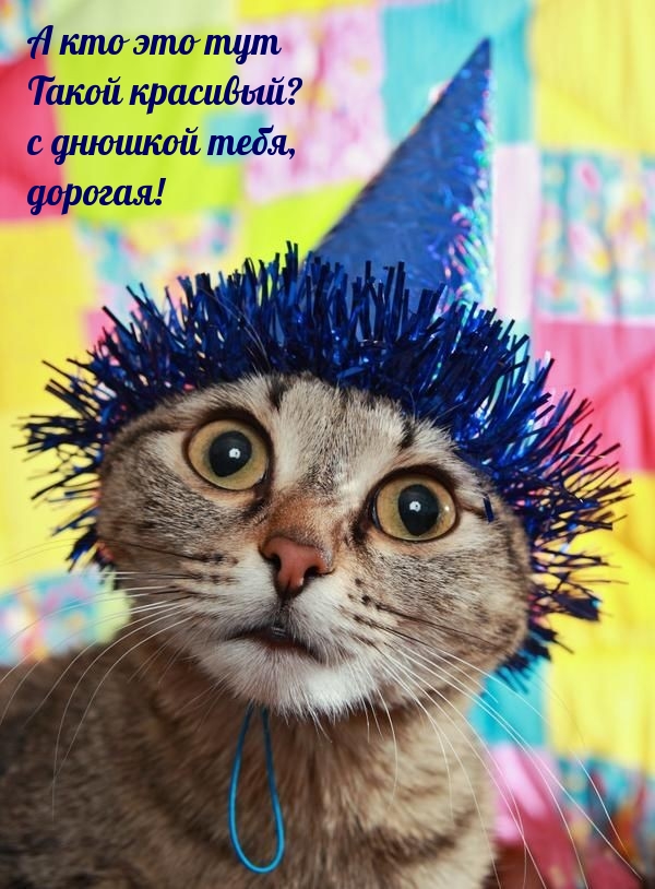 А кто это тут Такой красивый? с днюшкой тебя, дорогая!