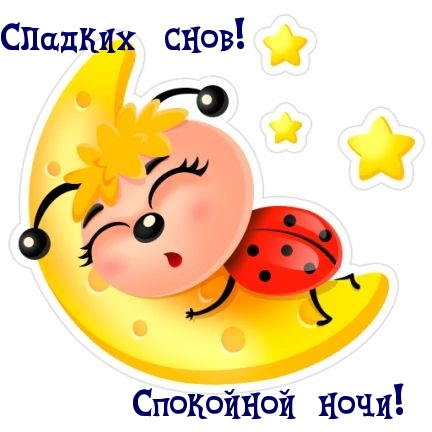 Сладких снов! Спокойной ночи!