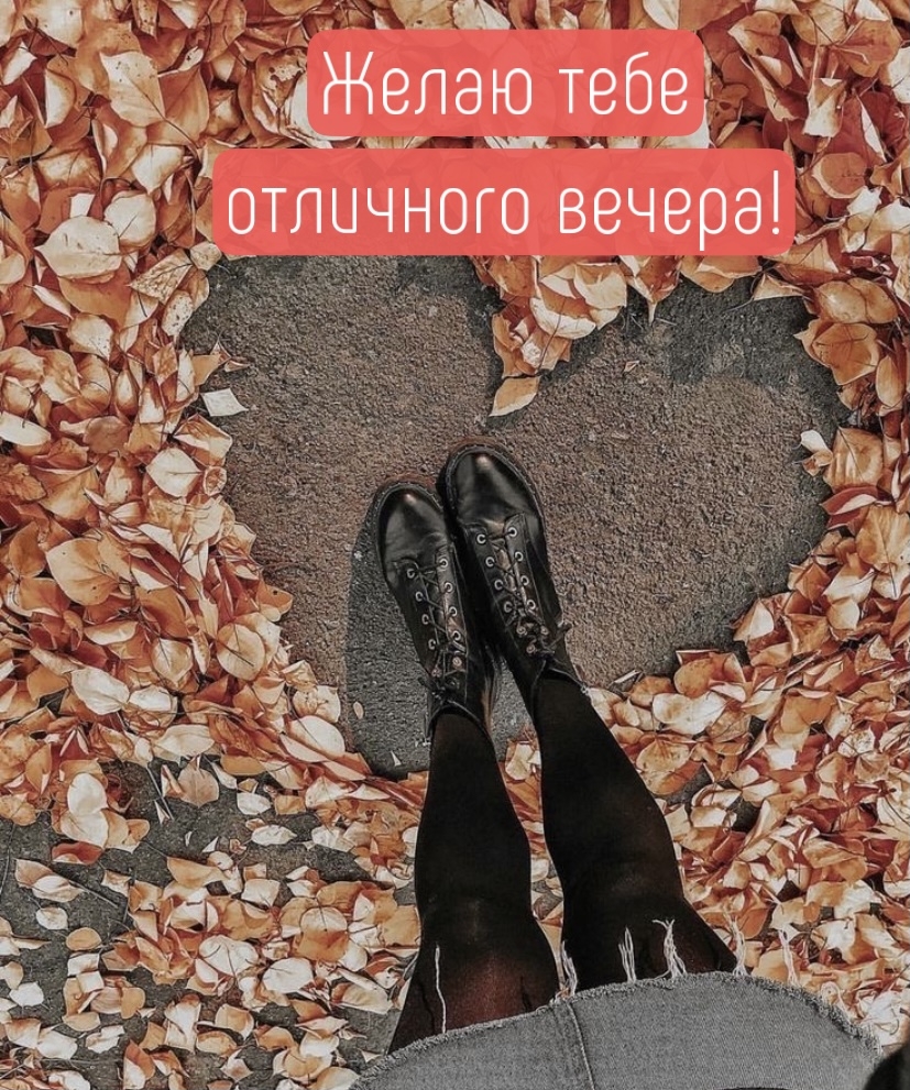 Желаю тебе отличного вечера!