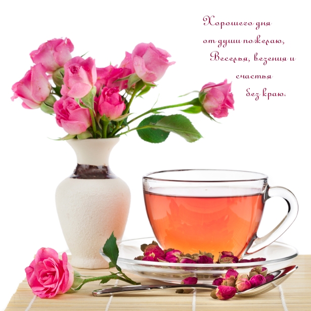Хорошего дня  от души пожелаю, веселья, везения