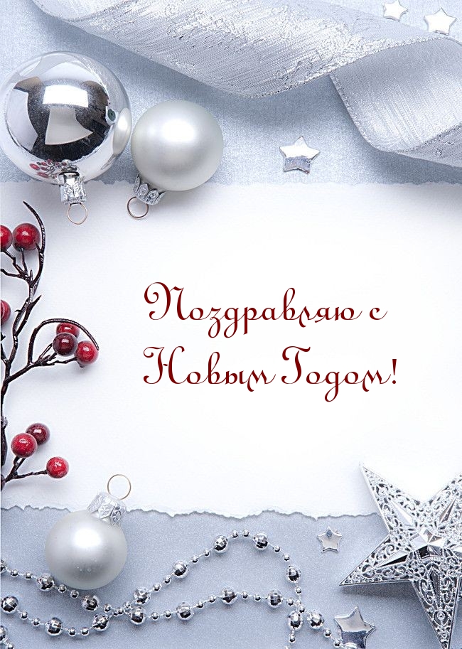 Поздравляю с Новым Годом!
