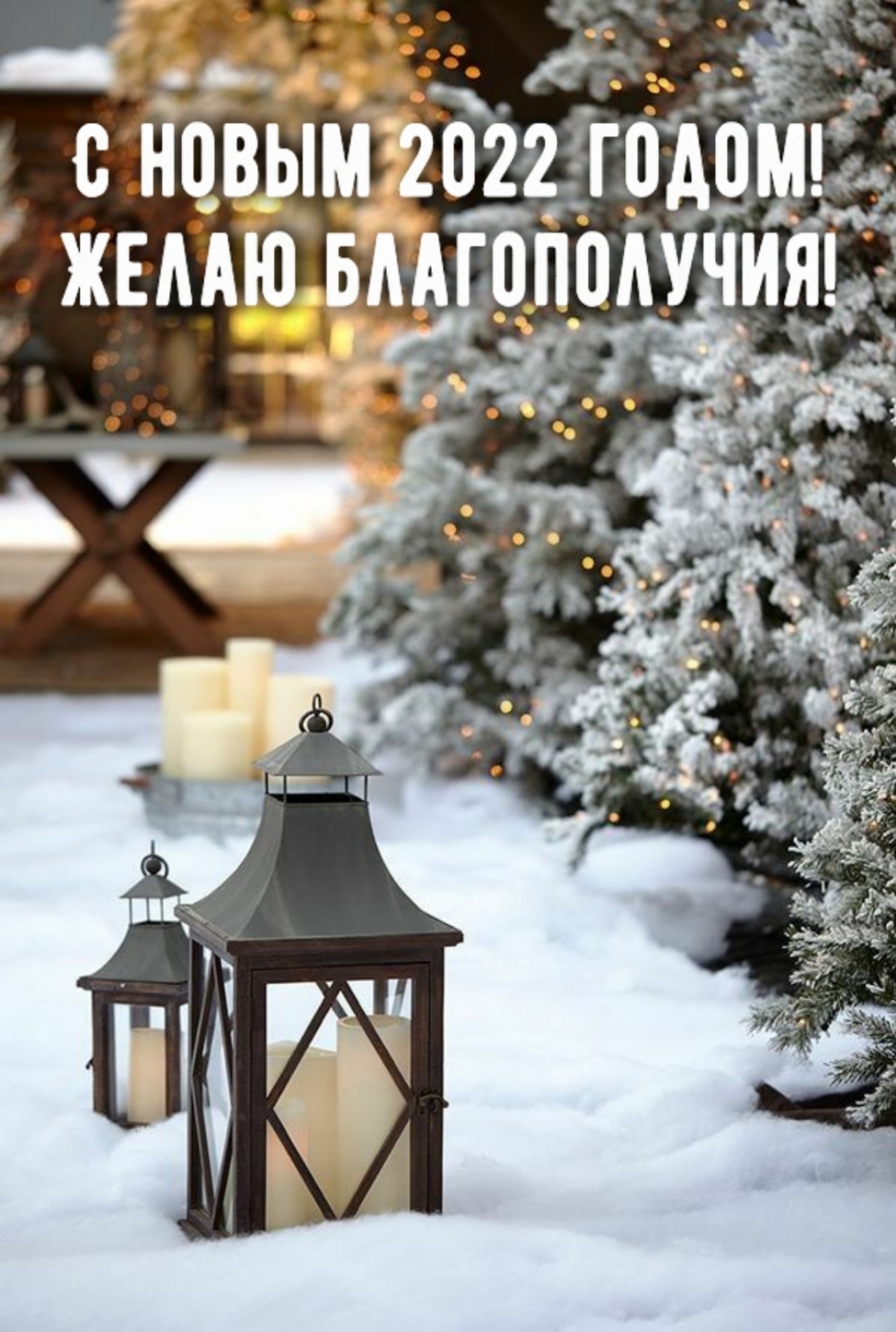 С новым 2022 годом! Желаю благополучия!