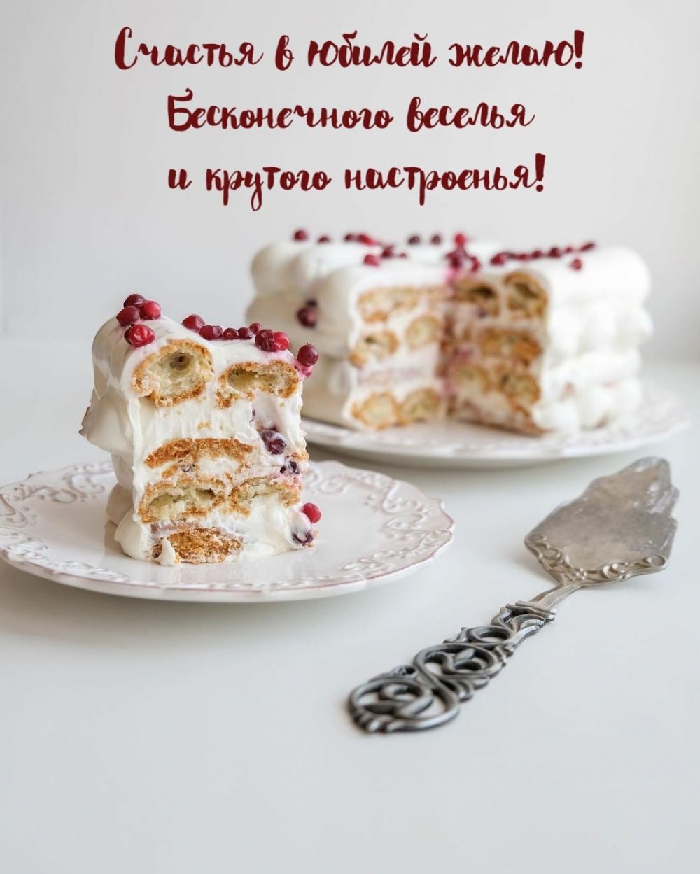 Счастья в юбилей желаю! Бесконечного веселья