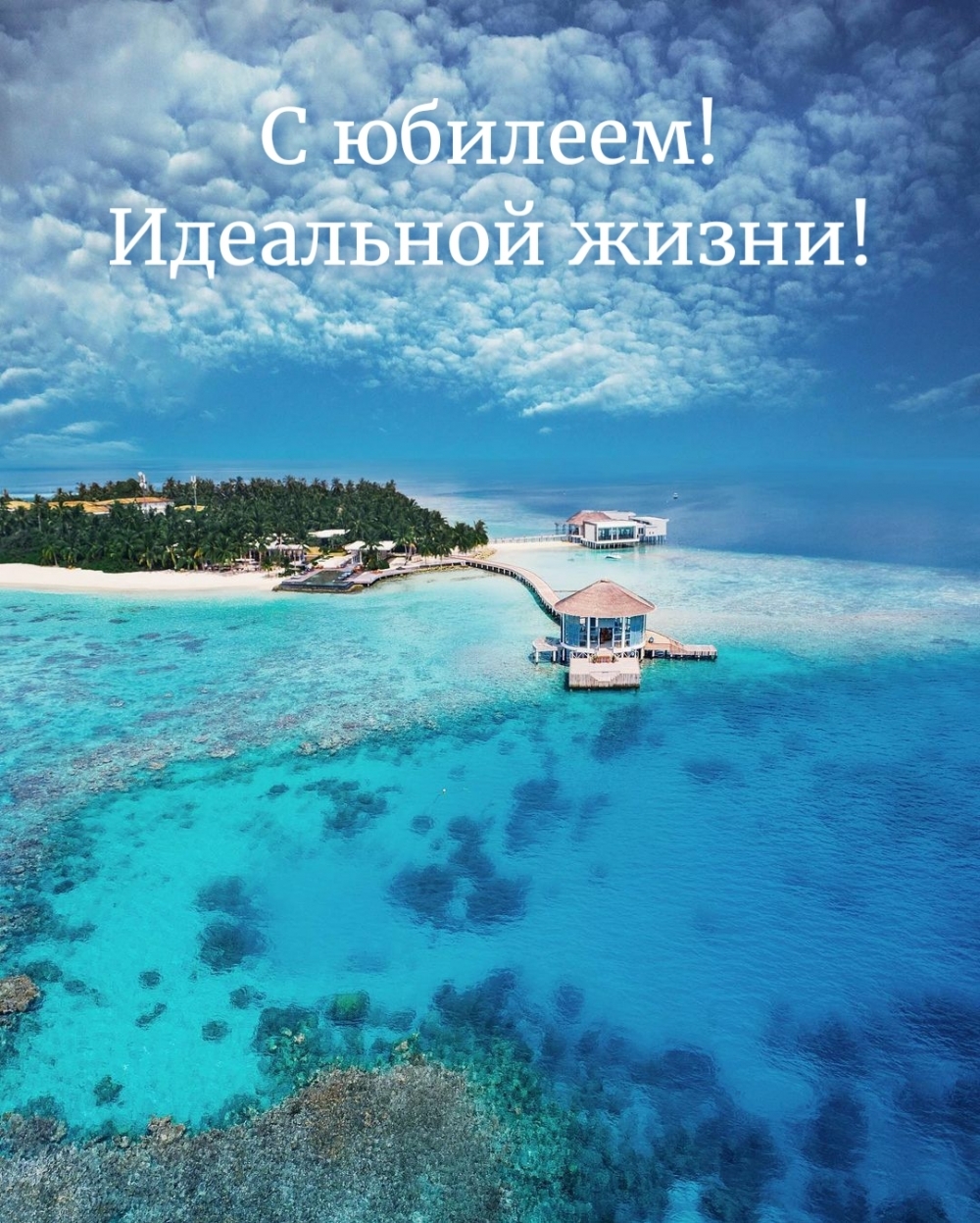 С юбилеем! Идеальной жизни!