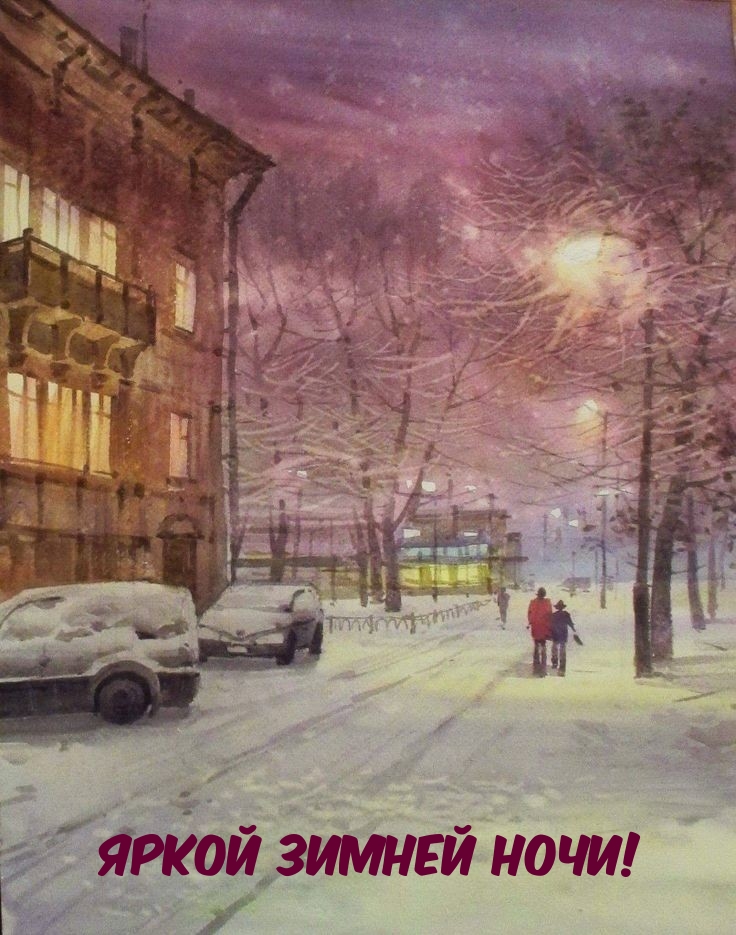 Яркой зимней ночи!