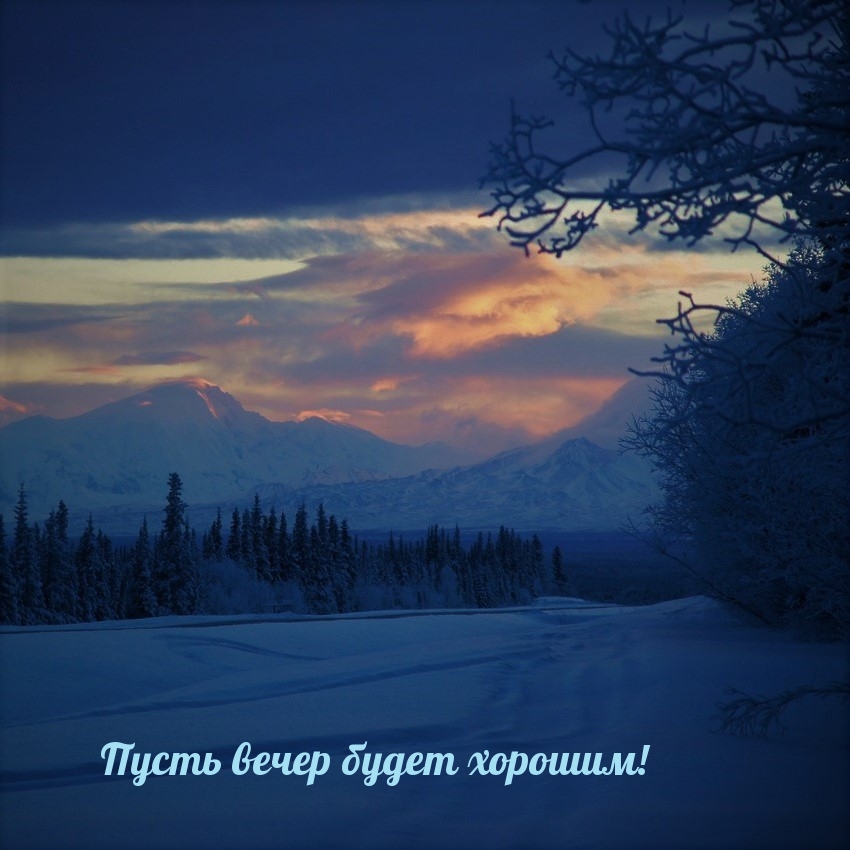 Пусть вечер будет хорошим!