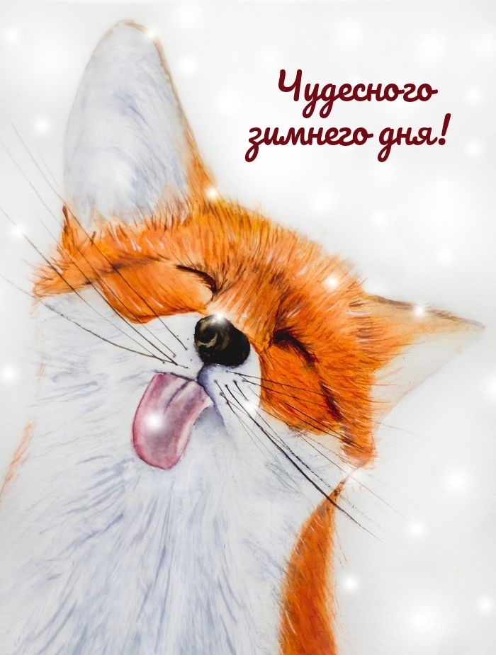 Чудесного зимнего дня!