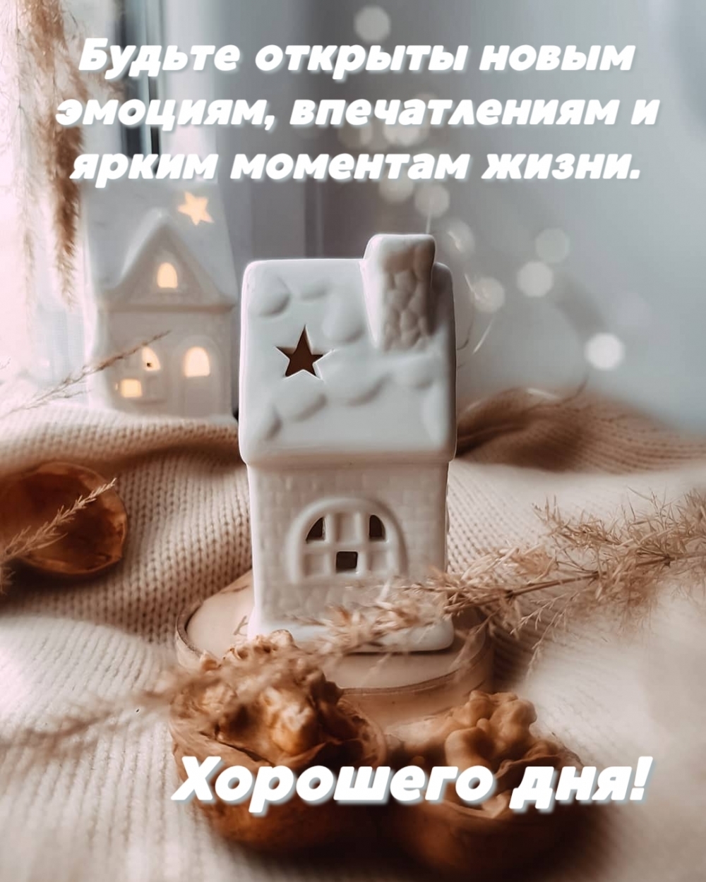 Хорошего дня! Будьте открыты новым эмоциям