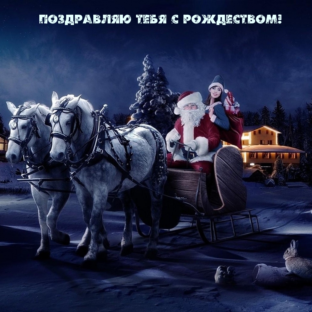 Поздравляю тебя с Рождеством!