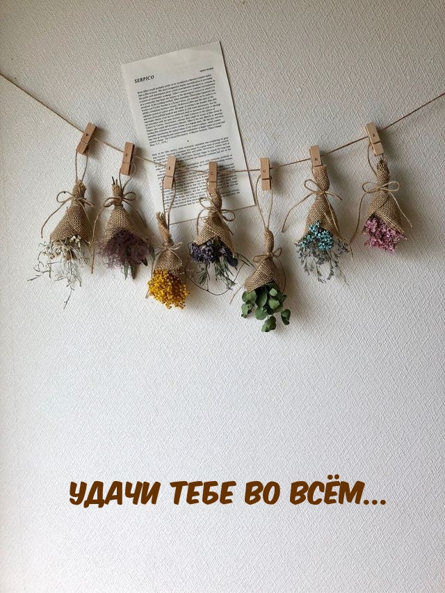 Удачи тебе во всём…