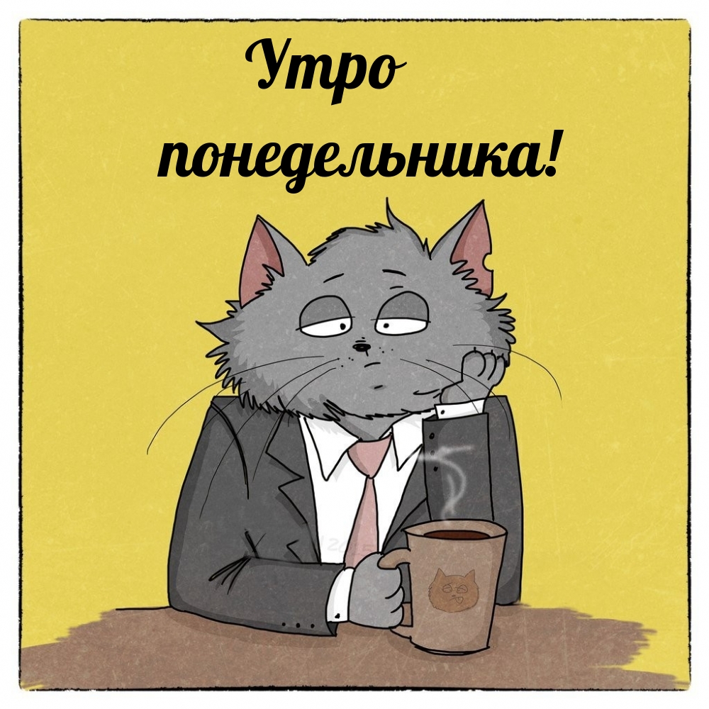 Утро понедельника!