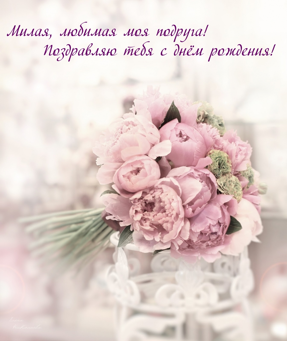Милая, любимая моя подруга!