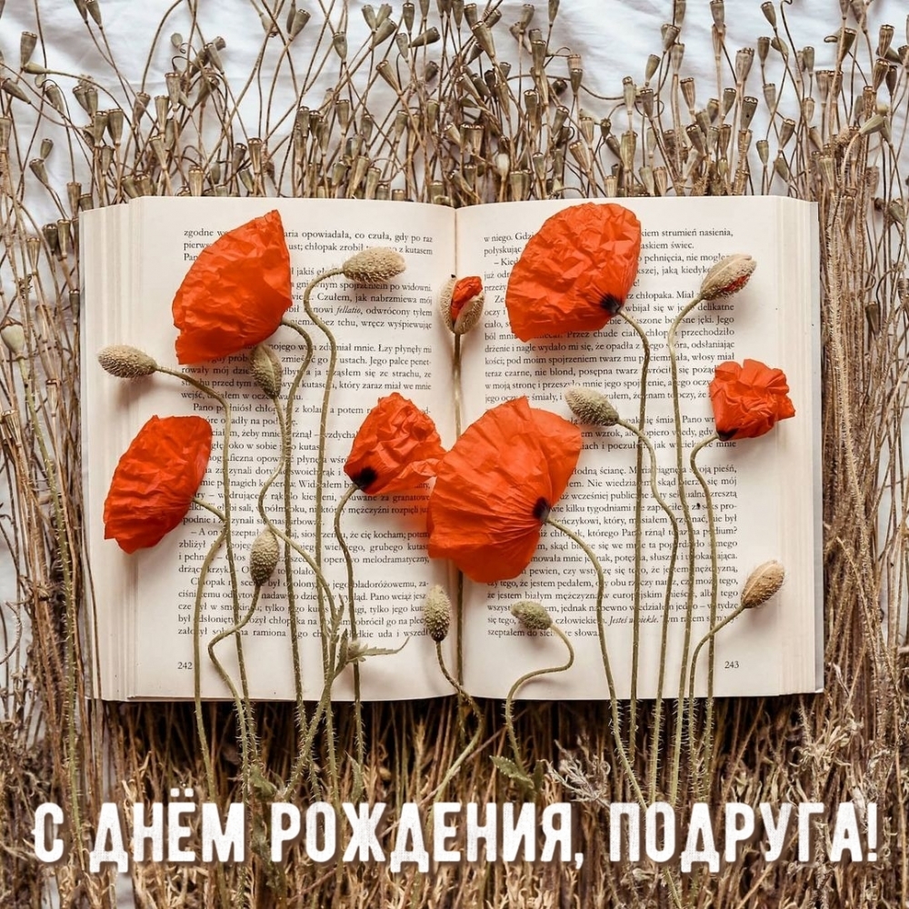 С днём рождения, подруга!