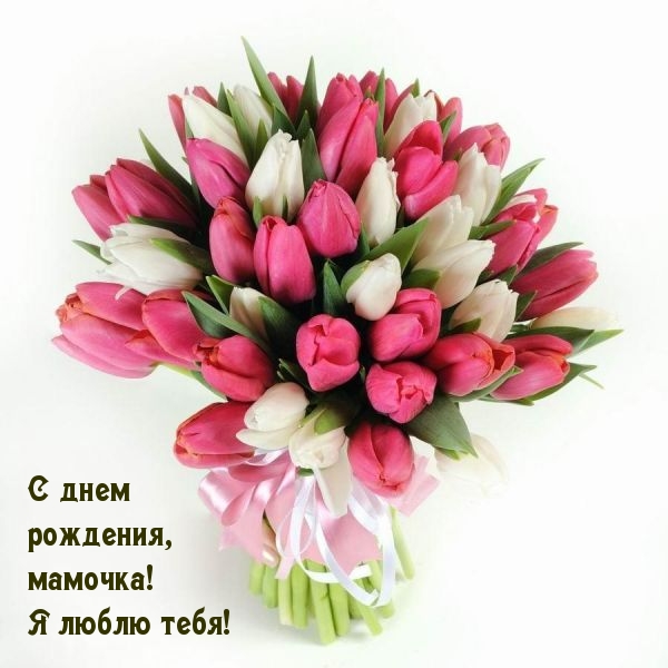 С днем рождения, мамочка! Я люблю тебя!