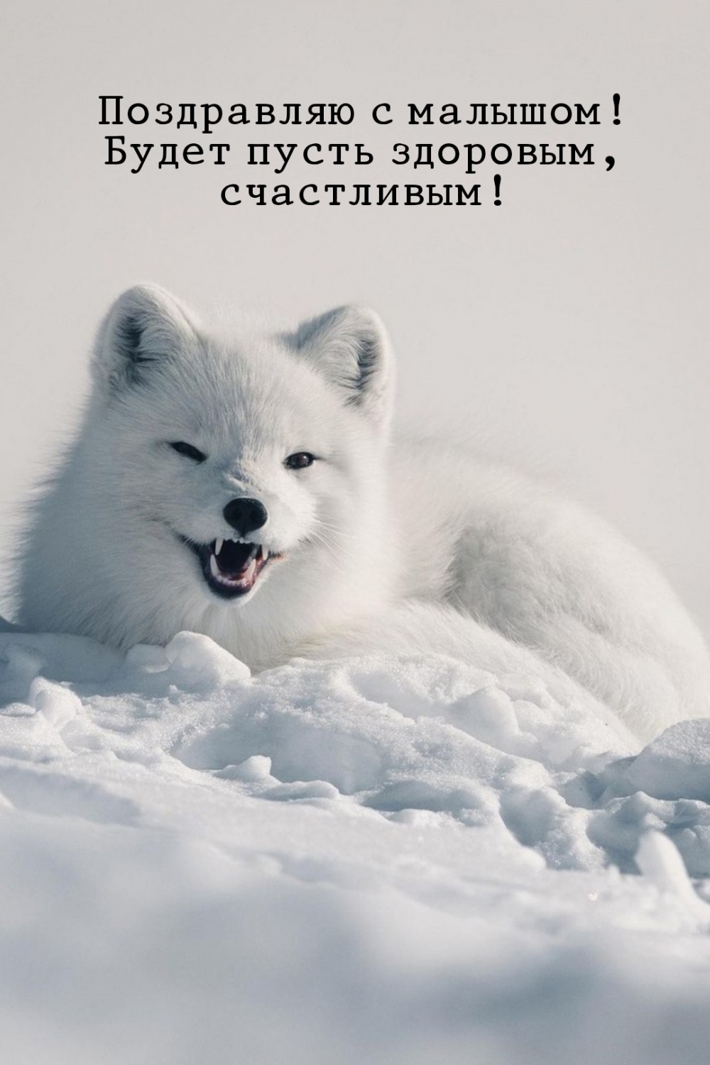 Поздравляю с малышом! Будет пусть здоровым, счастливым!