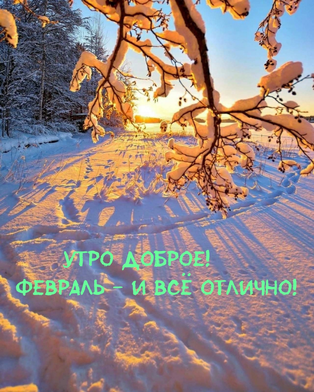Утро доброе! Февраль — и всё отлично!