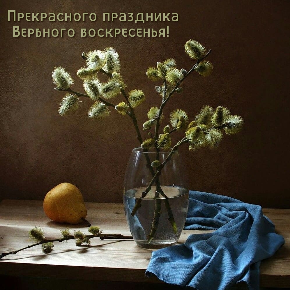 Прекрасного праздника Вербного воскресенья!