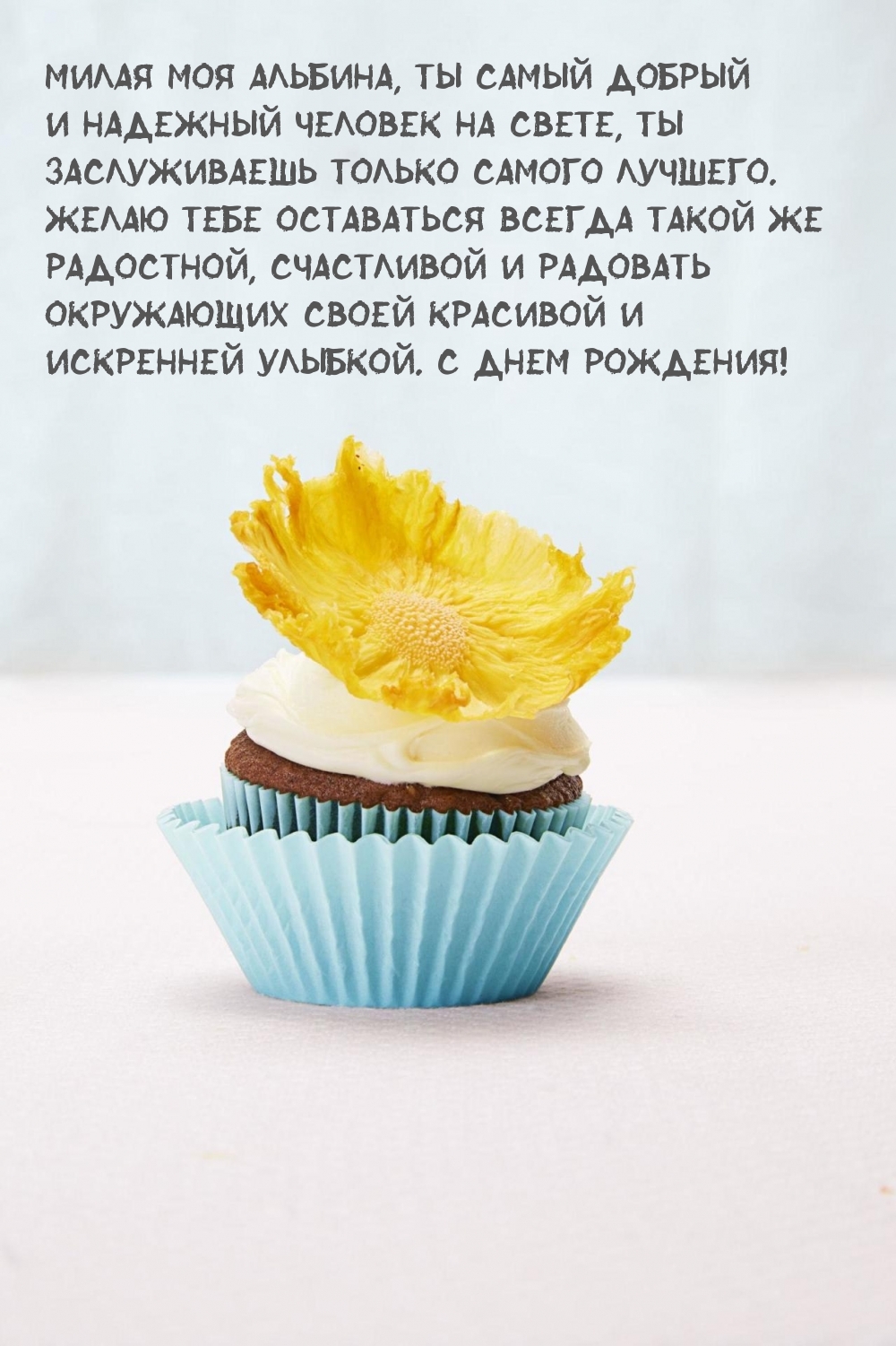 С Днем Рождения! Милая моя Альбина, ты самый добрый