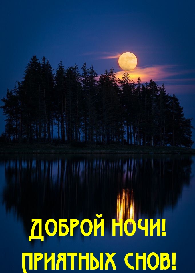 Доброй ночи! Приятных снов!