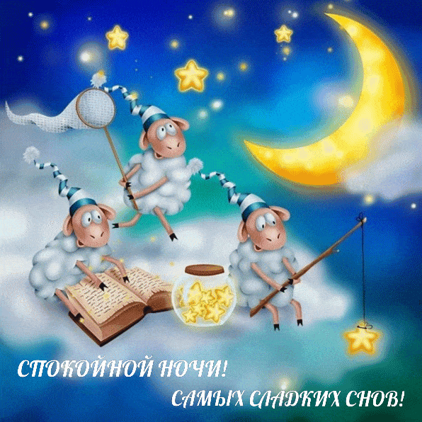 Спокойной ночи! Самых сладких снов!