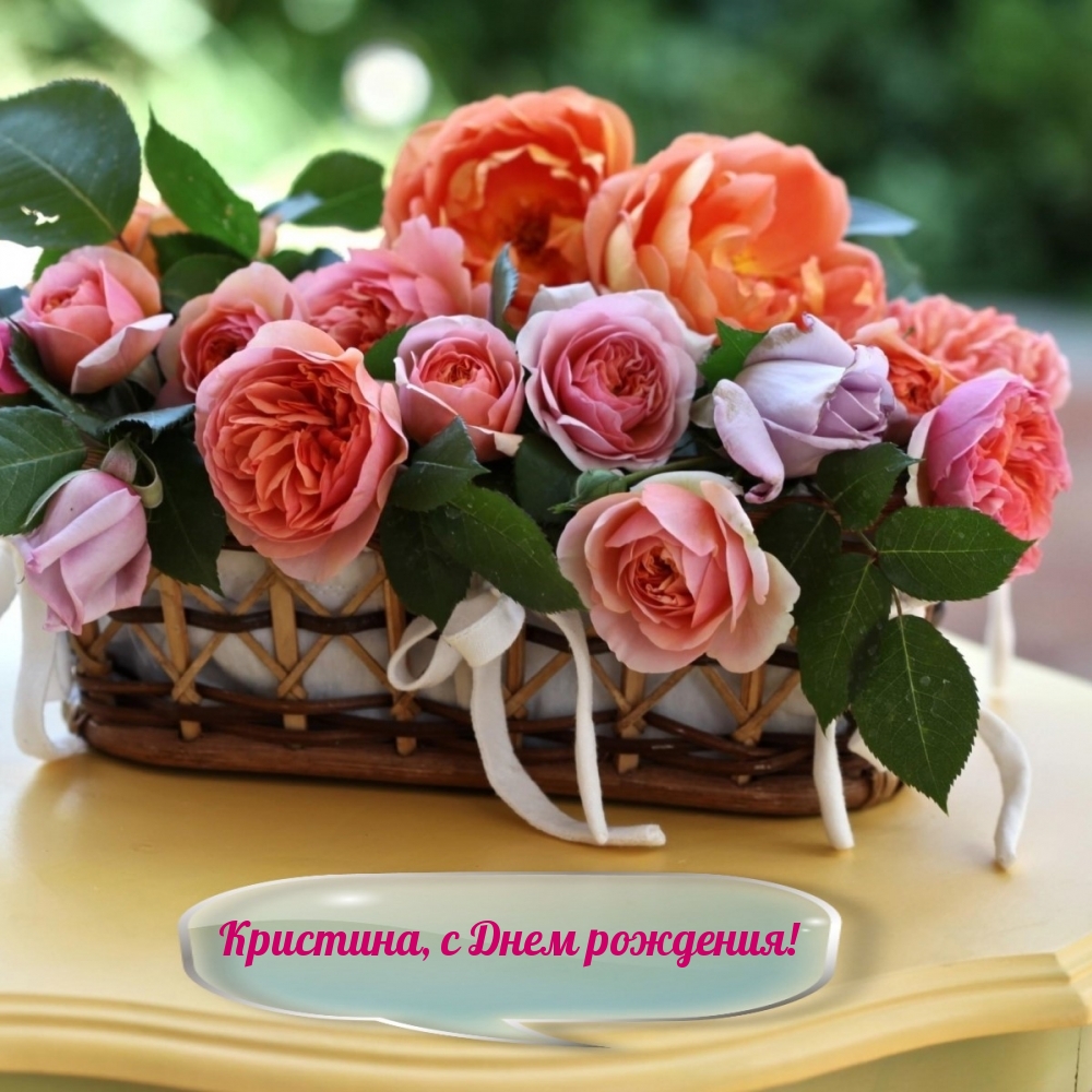 Кристина, с Днем рождения!