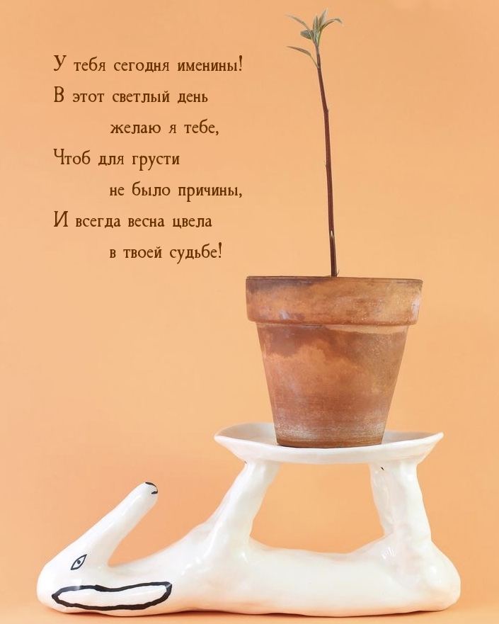 Картинки с надписями. У тебя сегодня именины! В Чтоб для грусти не было причины.