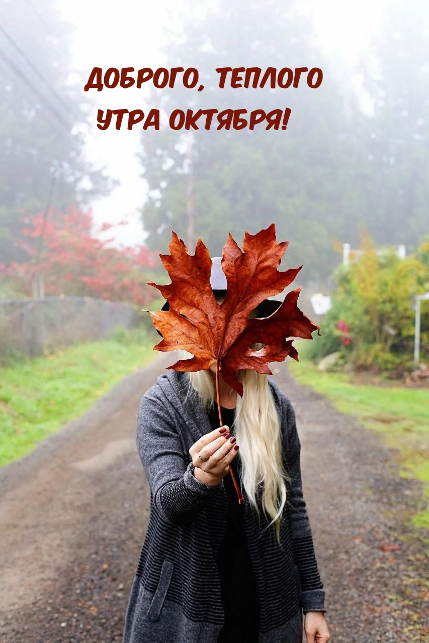 Доброго, теплого Утра октября!