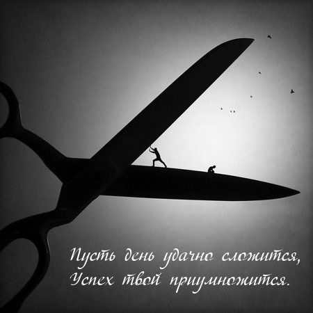 Пусть день удачно сложится, успех твой приумножится.
