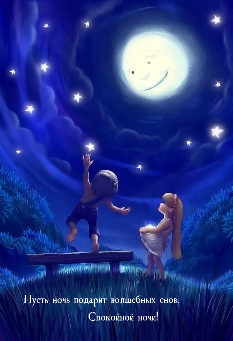 Пусть ночь подарит волшебных снов. Спокойной ночи!