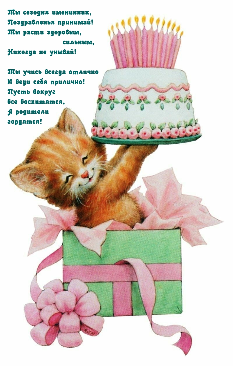 Ты сегодня именинник, поздравленья принимай!