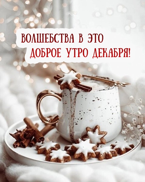 Волшебства в это доброе утро декабря!