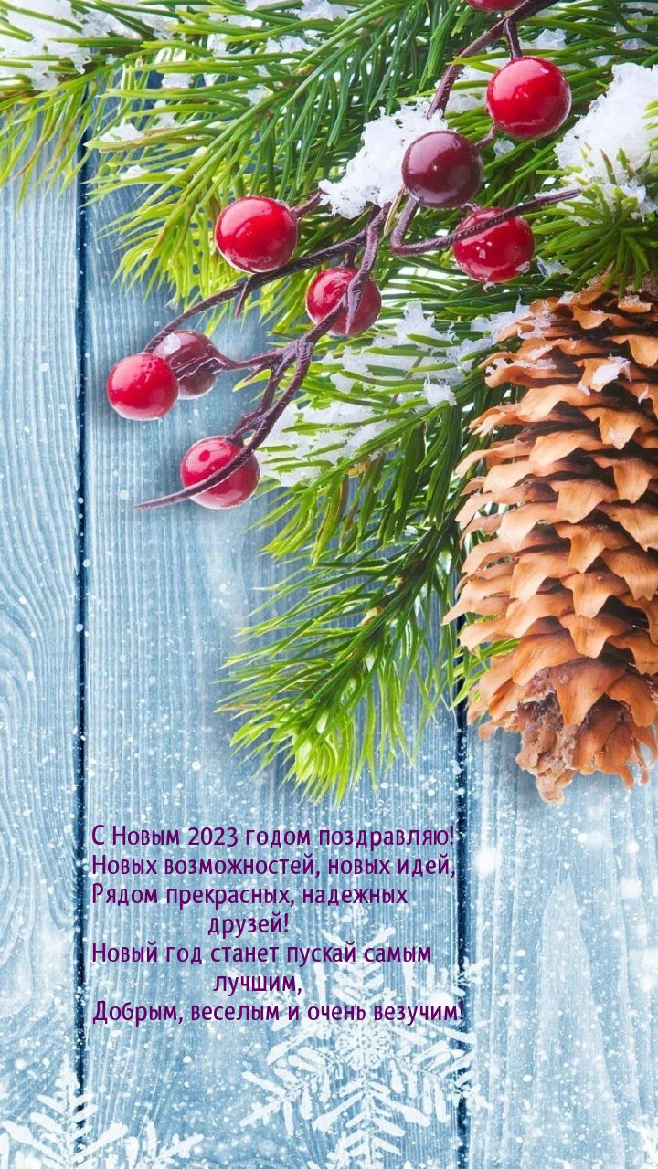 С Новым 2023 годом! Новых возможностей, новых идей
