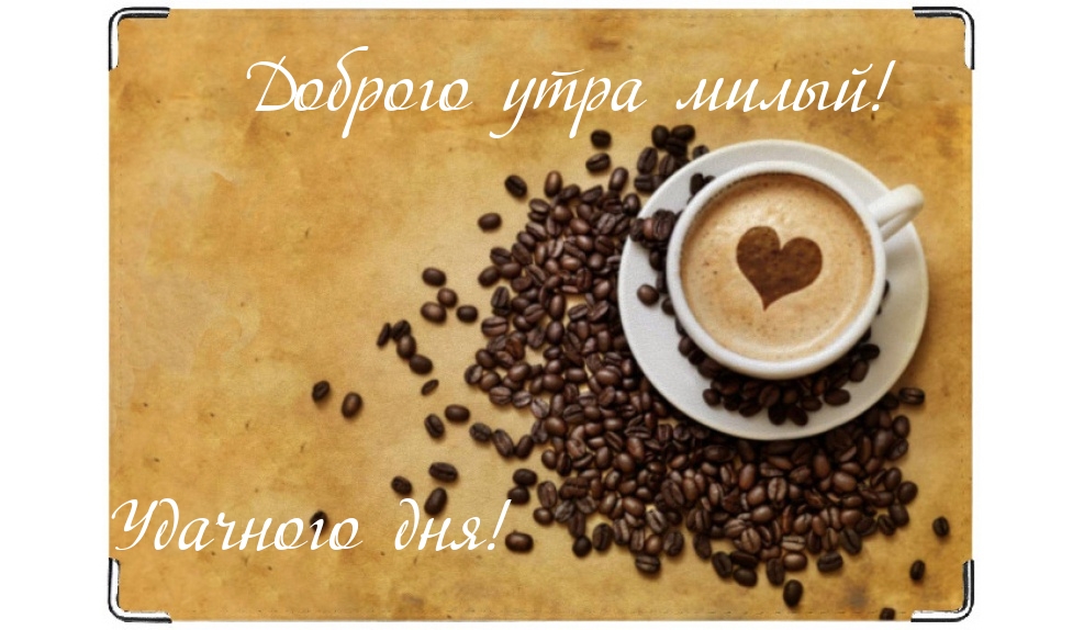 Доброго утра милый! Удачного дня!