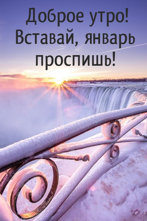 Доброе утро! Вставай, январь проспишь!