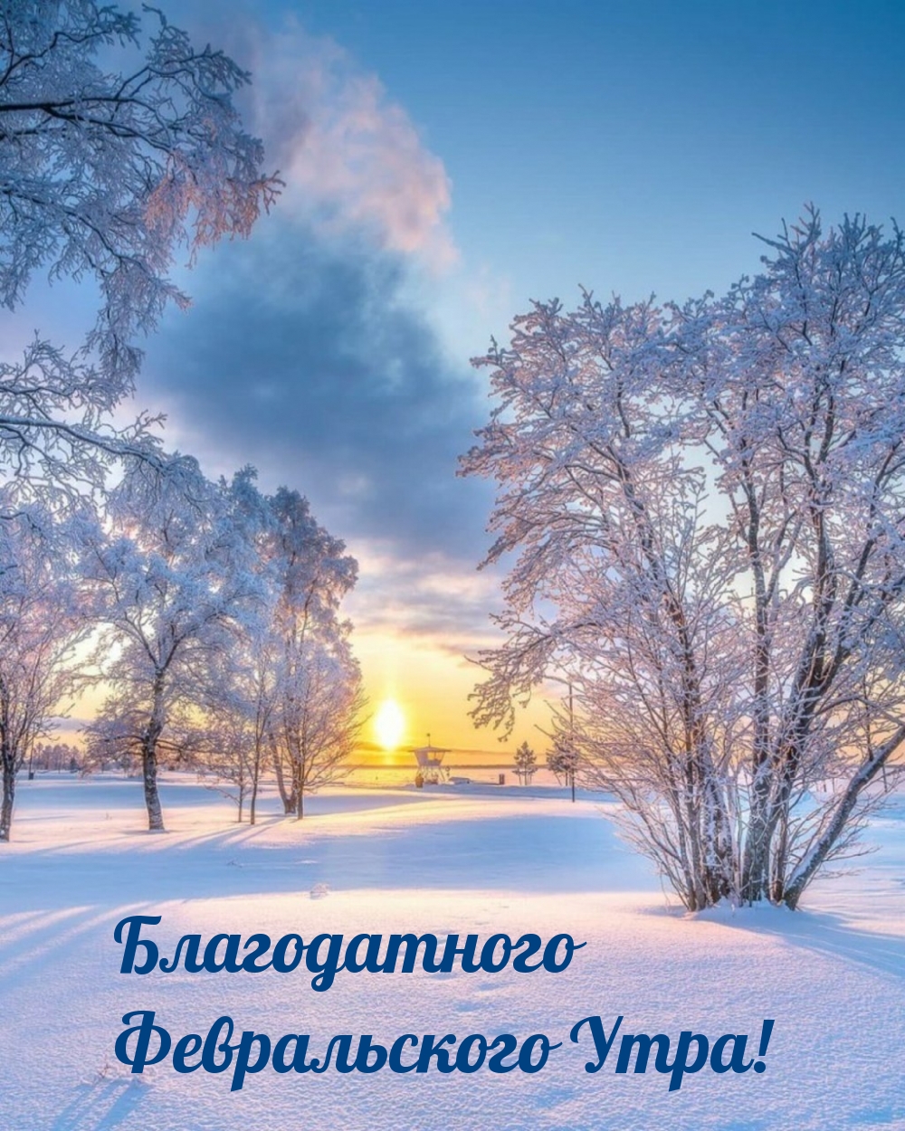 Благодатного Февральского Утра!