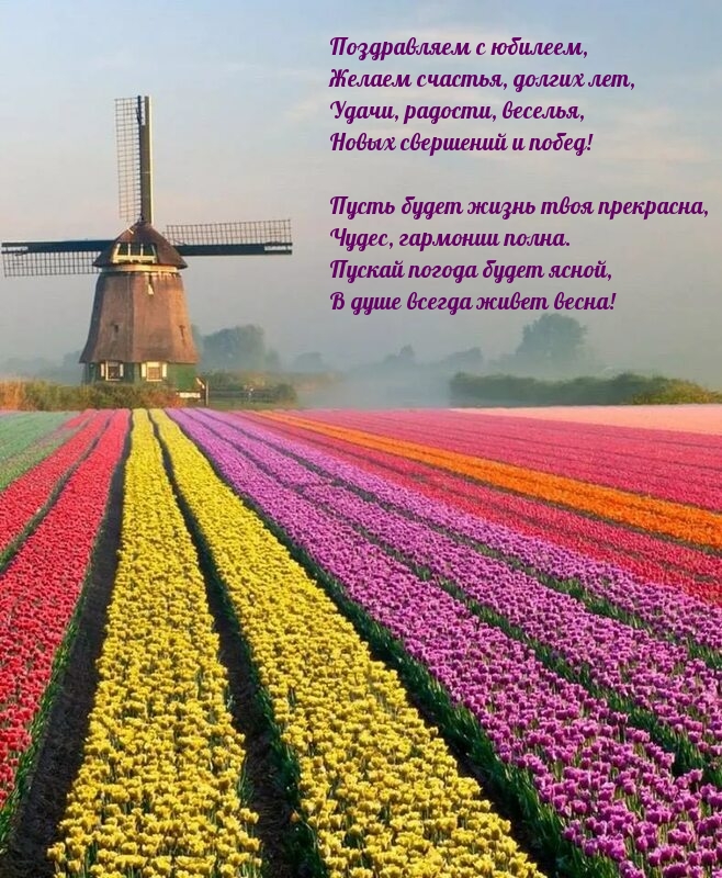 Поздравляем с юбилеем, желаем счастья, долгих лет
