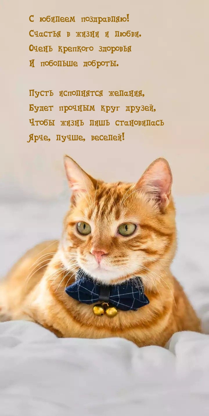 С юбилеем поздравляю! Счастья в жизни и любви.