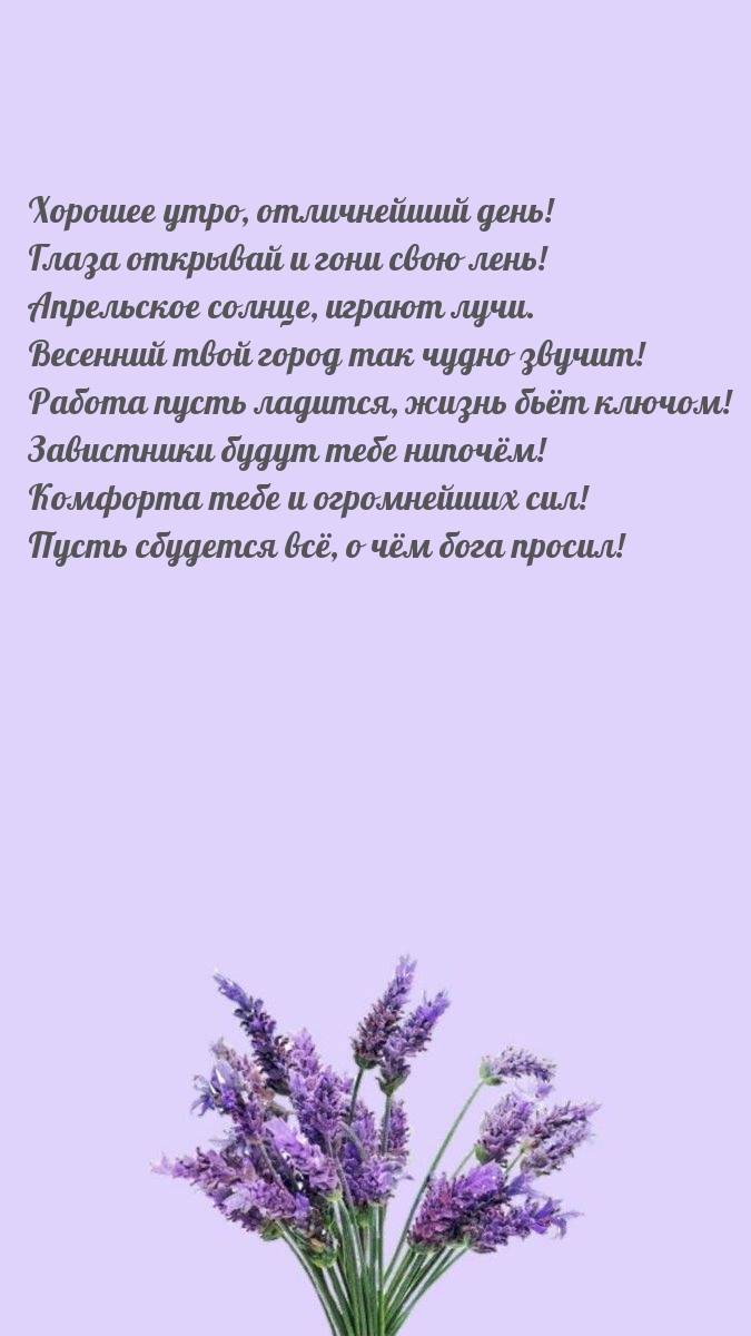 Хорошее утро, отличнейший день! Апрельское солнце, играют лучи.