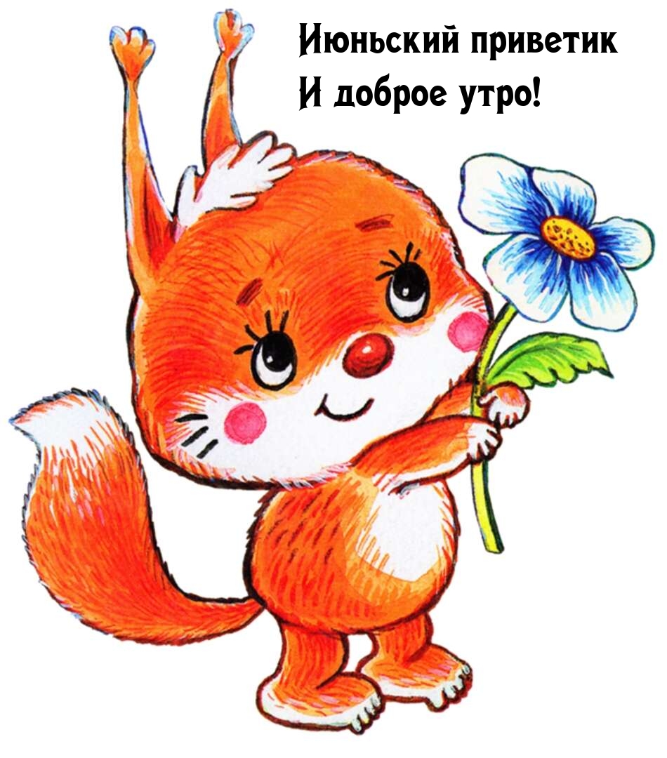 Июньский приветик и доброе утро!