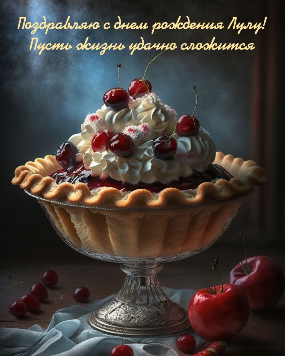 С днем рождения Лулу! Пусть жизнь удачно сложится