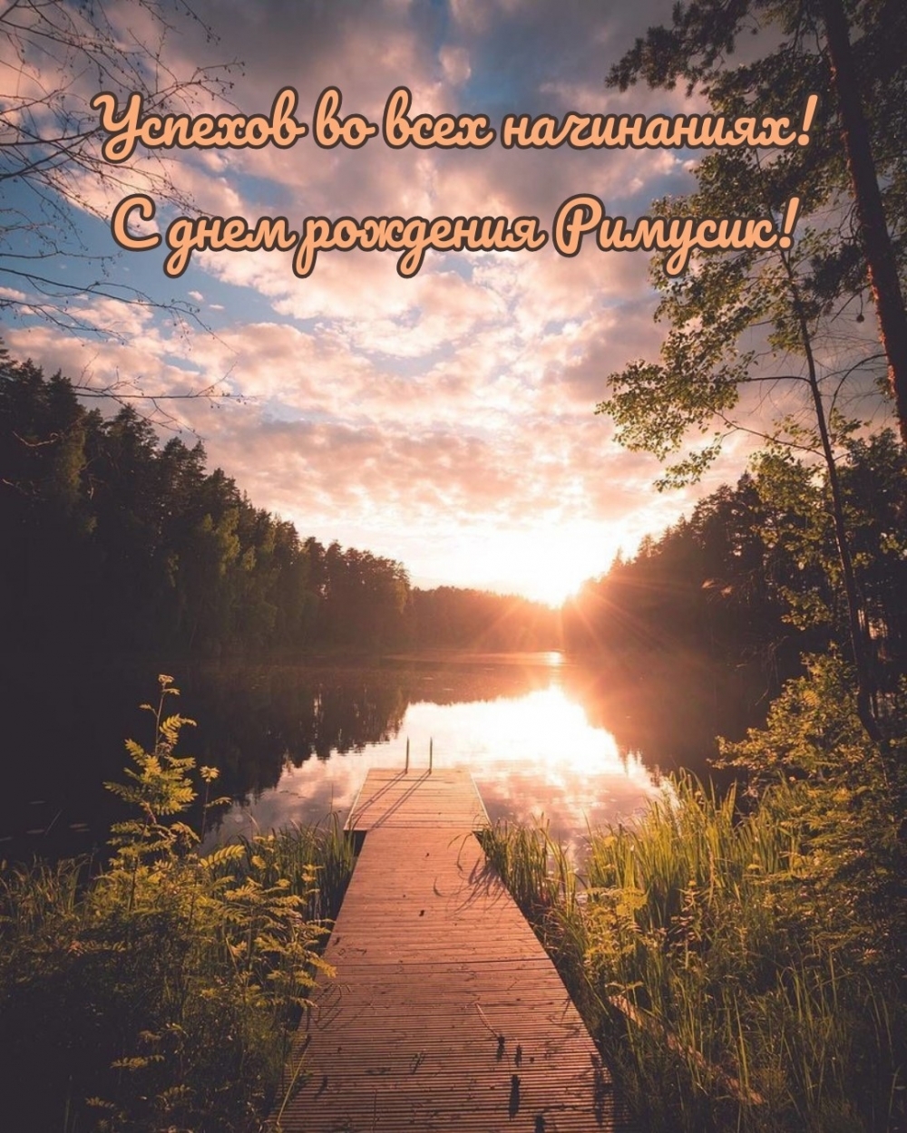 Успехов во всех начинаниях! С днем рождения Римусик!
