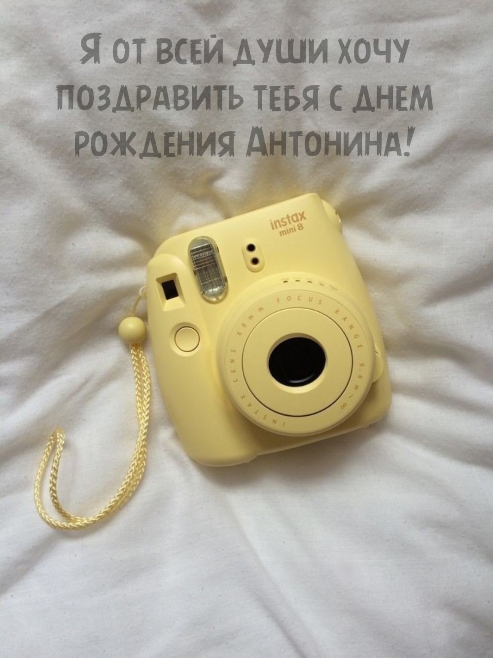 Я от всей души хочу поздравить тебя с днем рождения Антонина!