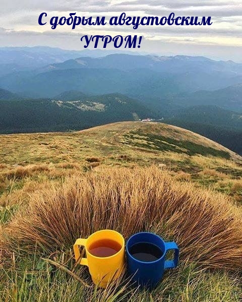 С добрым августовским утром!
